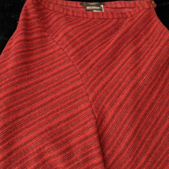 Max Mara red / Burgundy wool skirt - Picture 3 of 7